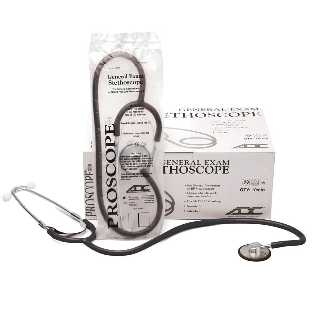 General exam stethoscope with packaging