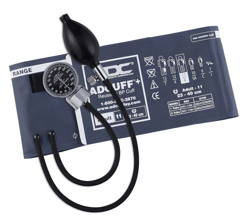 Manual blood pressure cuff and gauge