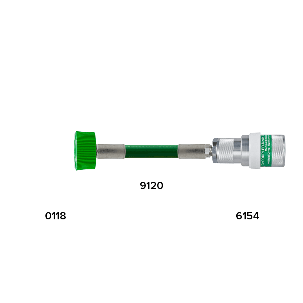 <h3>Custom Hose Assembly</h3>Oxygen Hose Assembly - Image 4