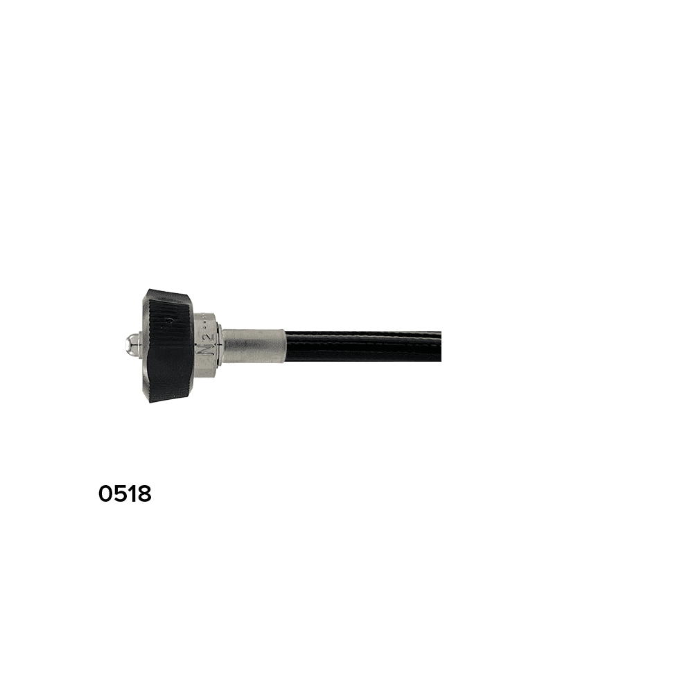Coaxial cable connector with black sleeve