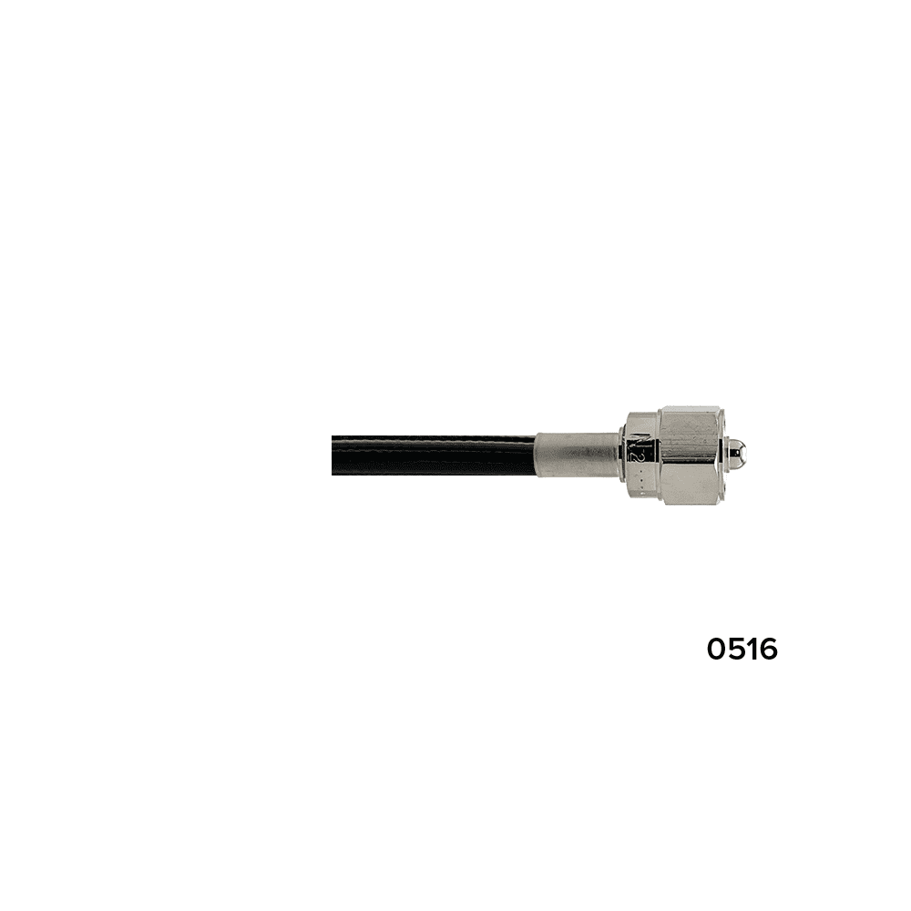 Coaxial cable with F-type connector